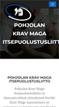 Mobile Screenshot of krav-maga.fi