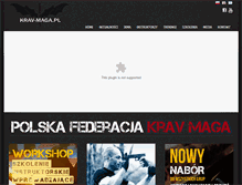 Tablet Screenshot of krav-maga.pl